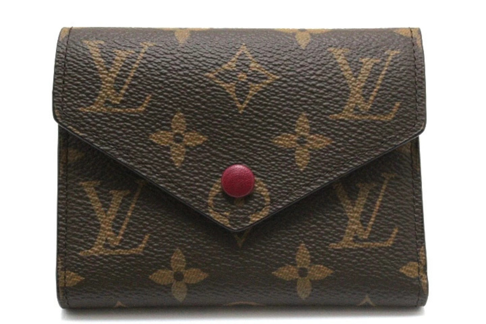 LOUIS VUITTON Portefeuille Victorine Wallet Fuschia Pink Monogram
